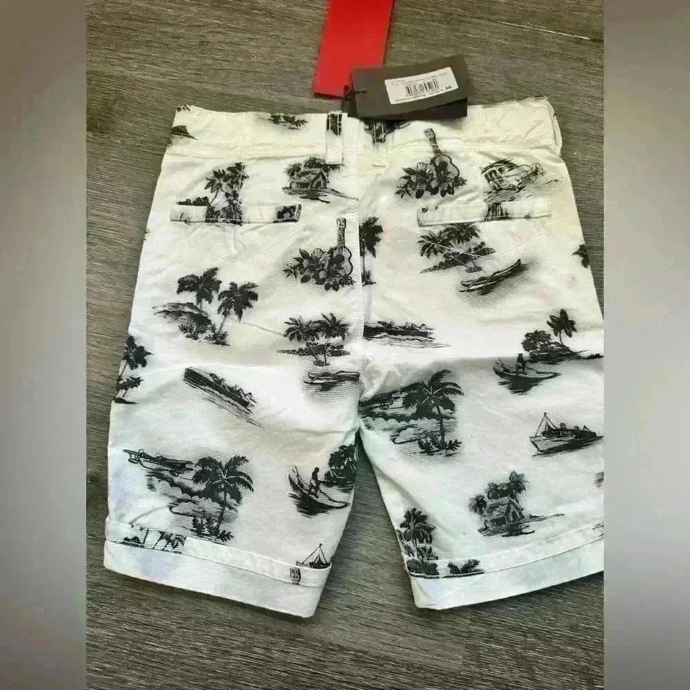 CATIMINI Kids BOYS SHORTS Size 4T DESIGNER Summer Beach Vibes